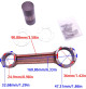 Connecting Rod Kit for Yamaha 60HP 70HP Outboard Motor -T60-05020105 Parsun - 6K5-11651-00 - RCMA